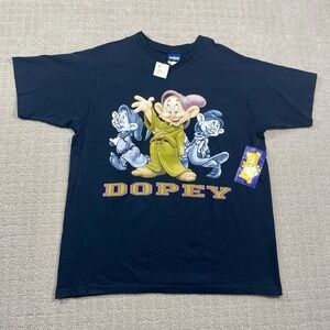 VTG 90s Dopey Snow White Seven Dwarves Disney Classics NWT Sz XL Tshirt